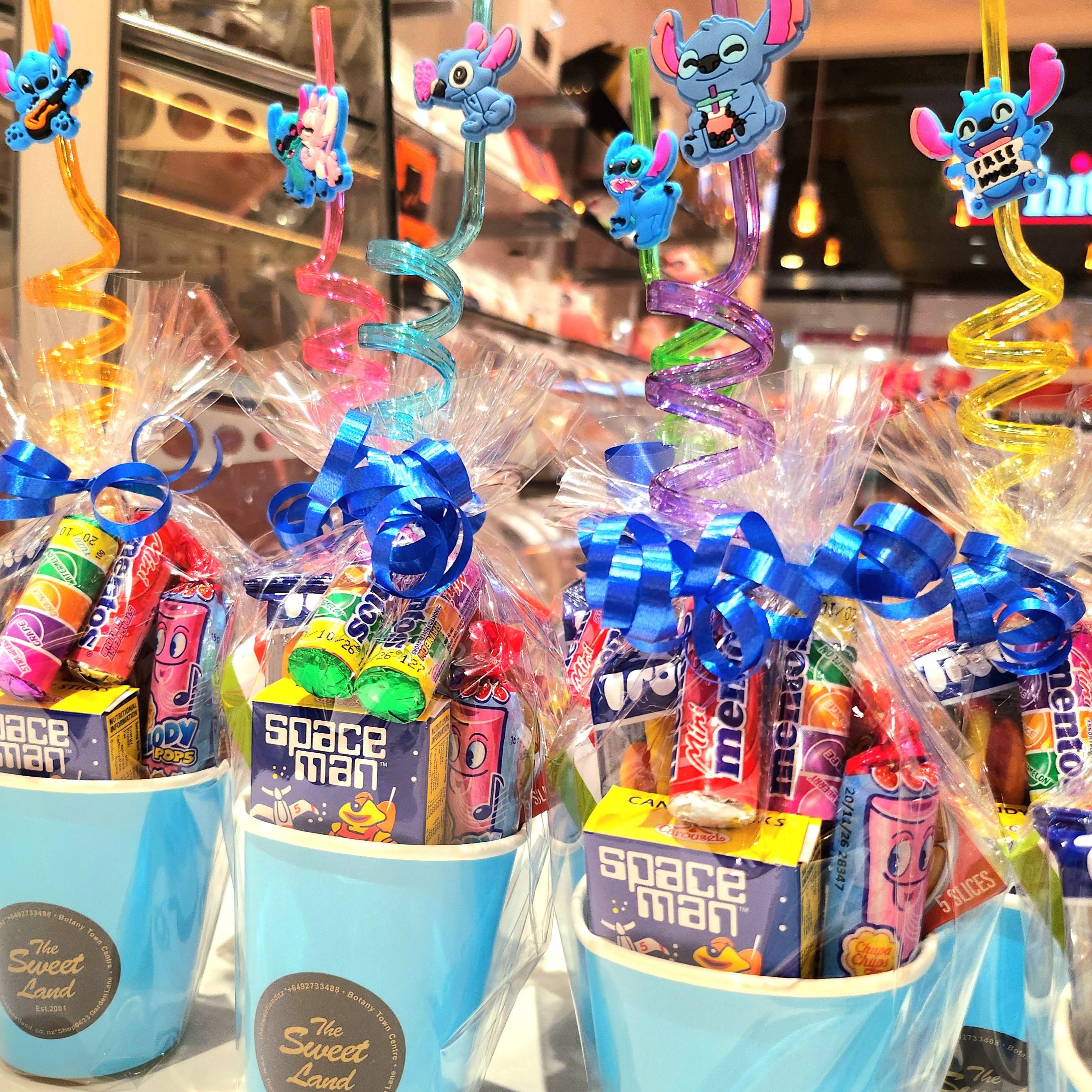 5 Stitch Straw Fun Cups